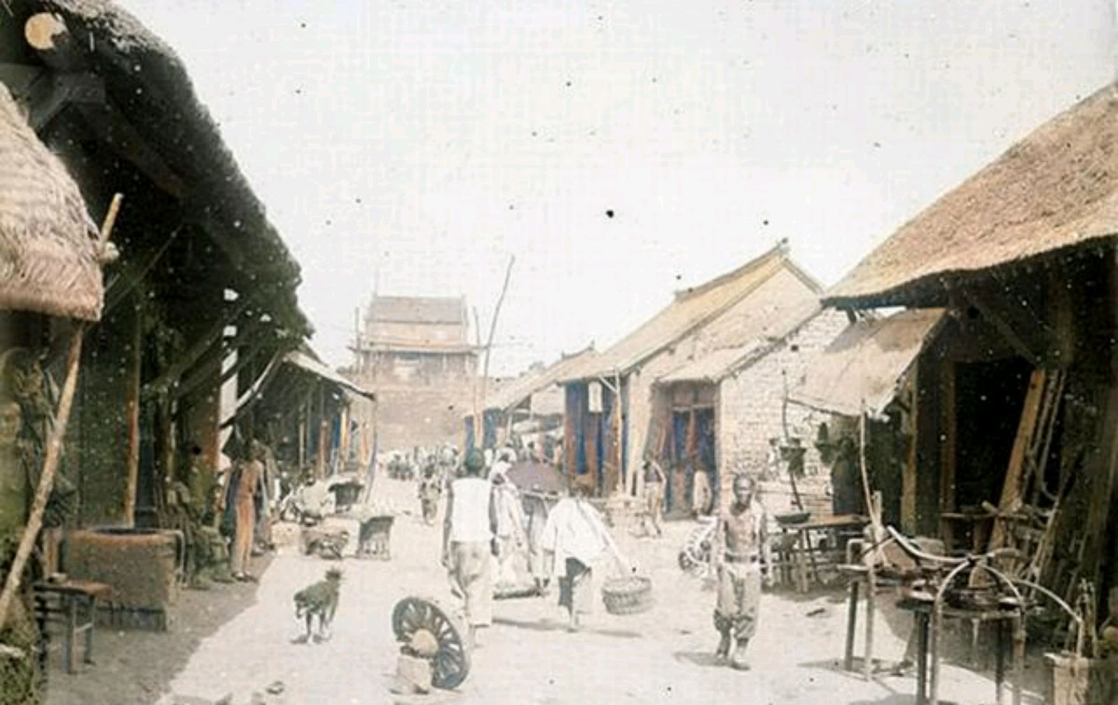 老照片1909年河南商丘历史情景看下百年前归德府的老样子