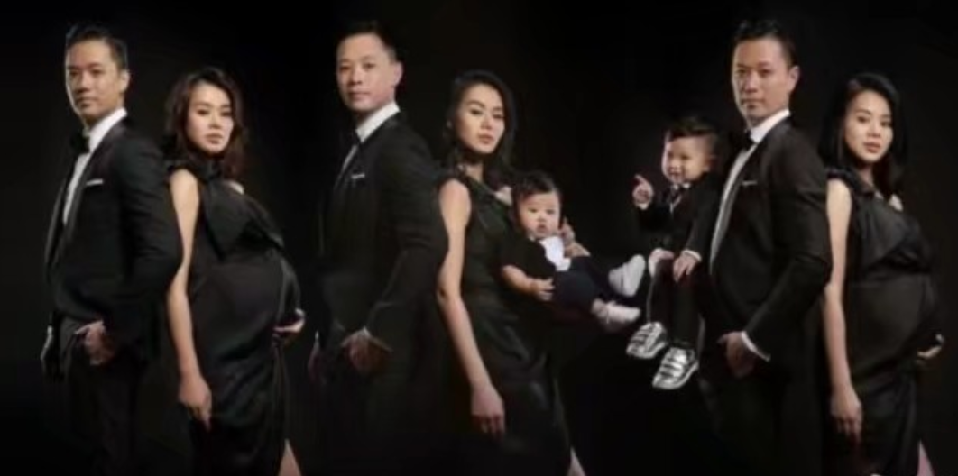 胡杏兒老公曬小兒子近照，李奕霖胖成小肉球，眼神無辜大眼呆萌