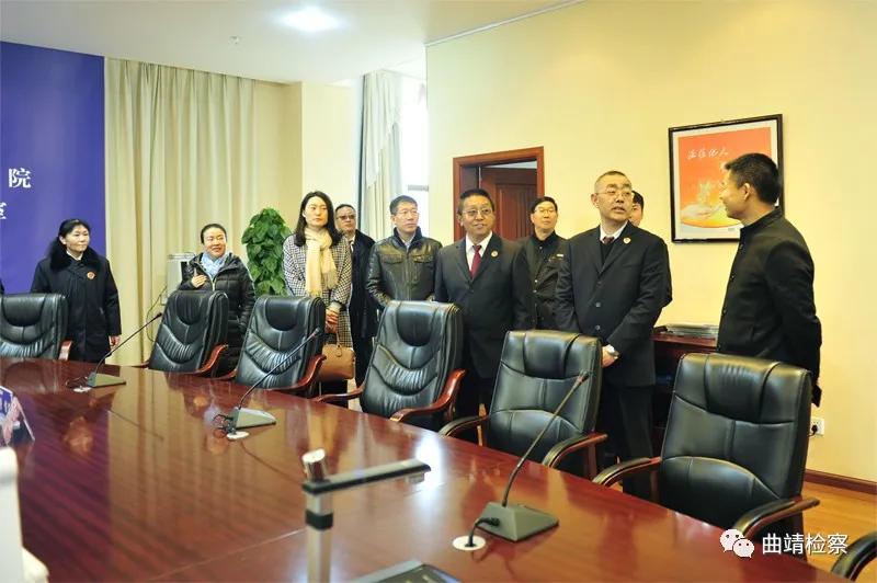 最高检、省院考核组检查曲靖市院创建全国检察机关文明接待室工作