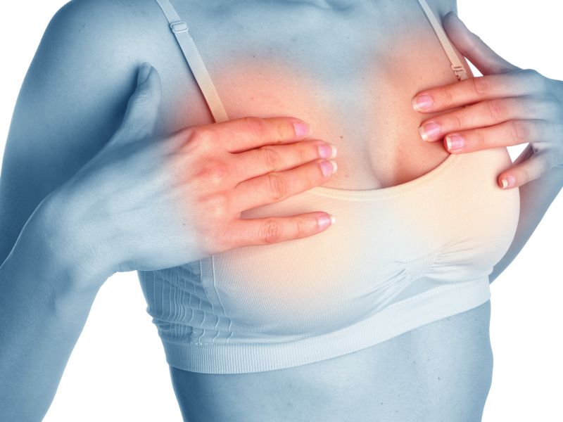 胸部长硬块是什么疾病导致的？这4种疾病，请对号入座
