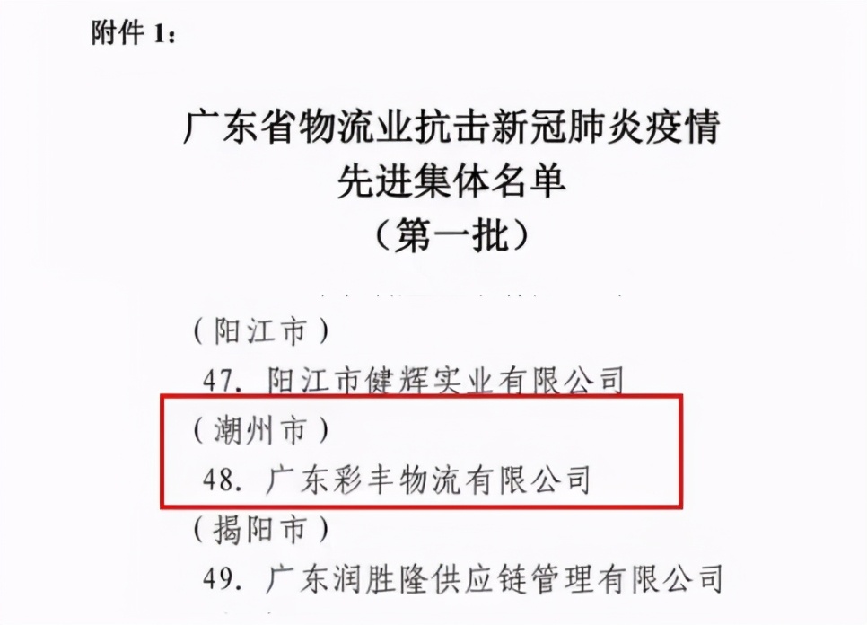 彩丰物流董事长苏文高荣膺“全国物流行业劳动模范”称号