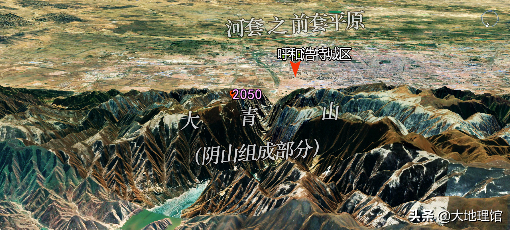高清3D地图，看中国五大自治区的首府