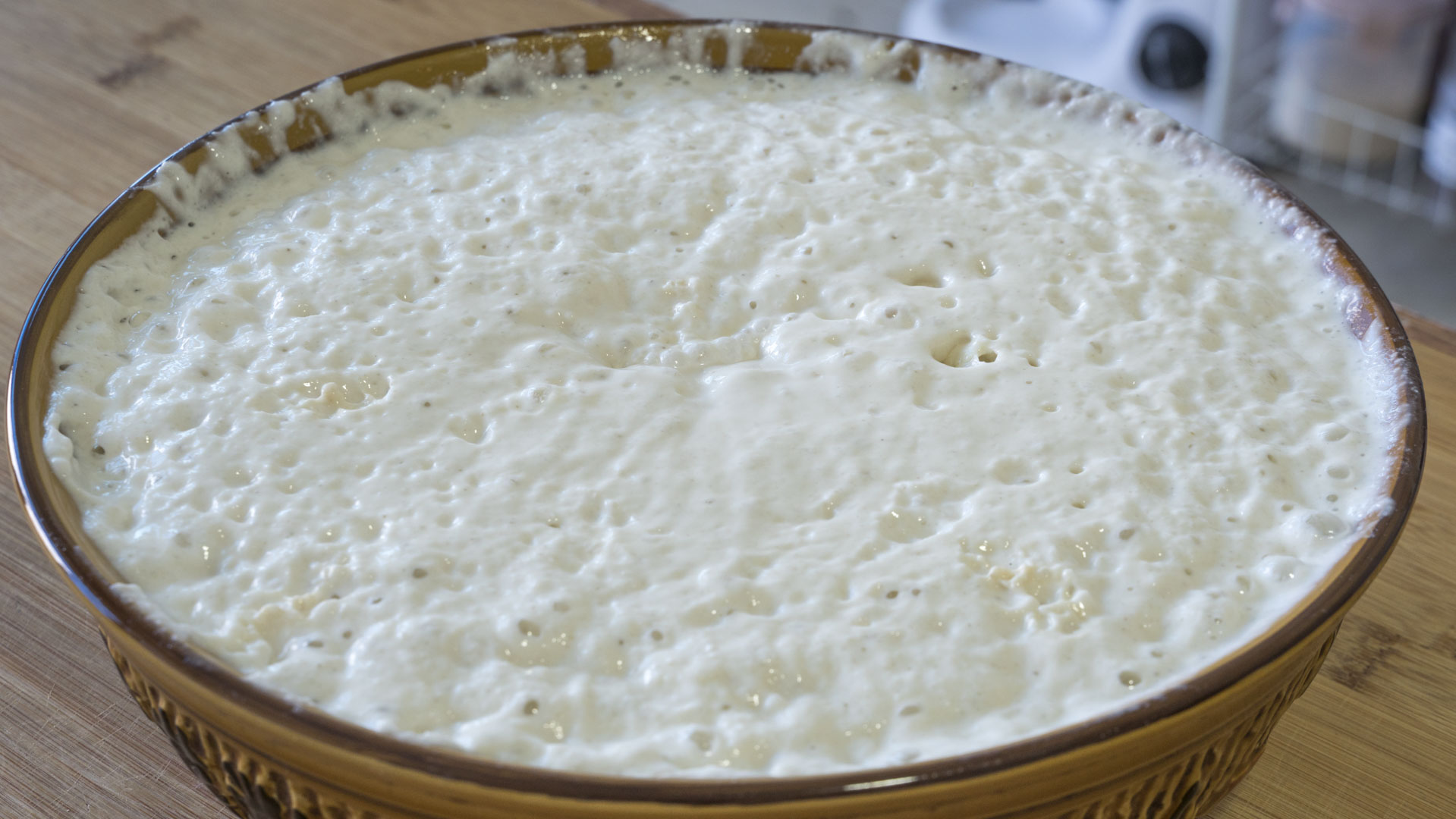 自製米發糕最簡單的做法，不揉麵，筷子攪一攪，不塌陷，色白Q彈