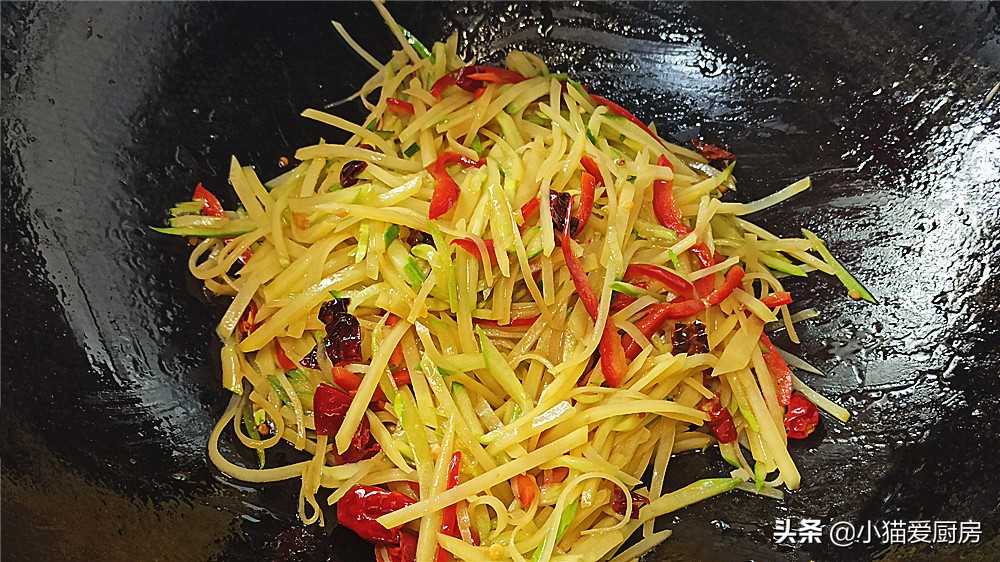 图片[8]-【土豆丝炒黄瓜】做法步骤图 特别适合夏天吃的热菜-起舞食谱网