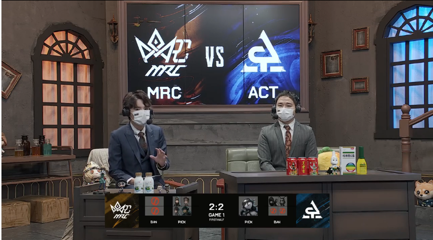 第五人格2021IVL夏季赛常规赛MRC vs ACT第一局