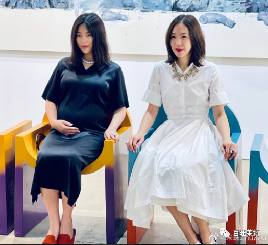 女明星怀孕终于不用比腰细了