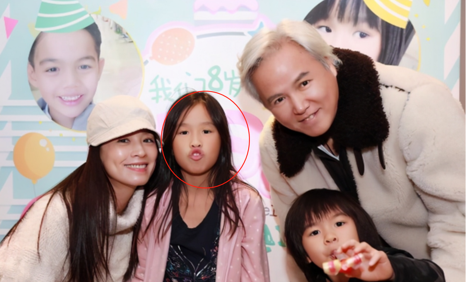 同是林瑞阳孩子，前妻女儿美成