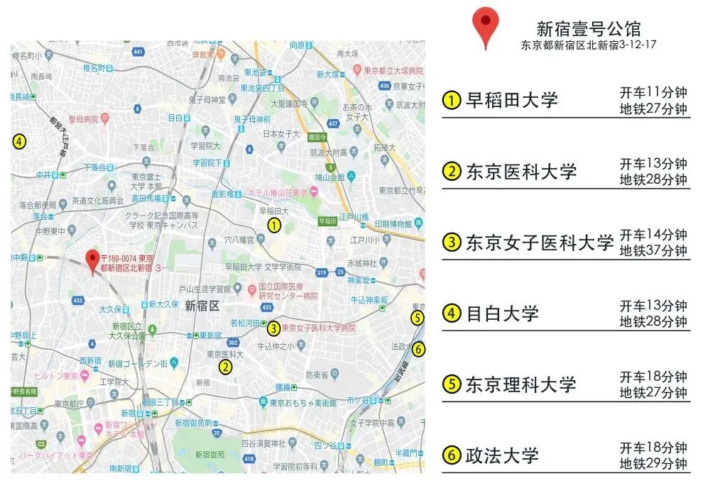 东京新宿区核心地段全新公寓 | 新宿壹号公馆