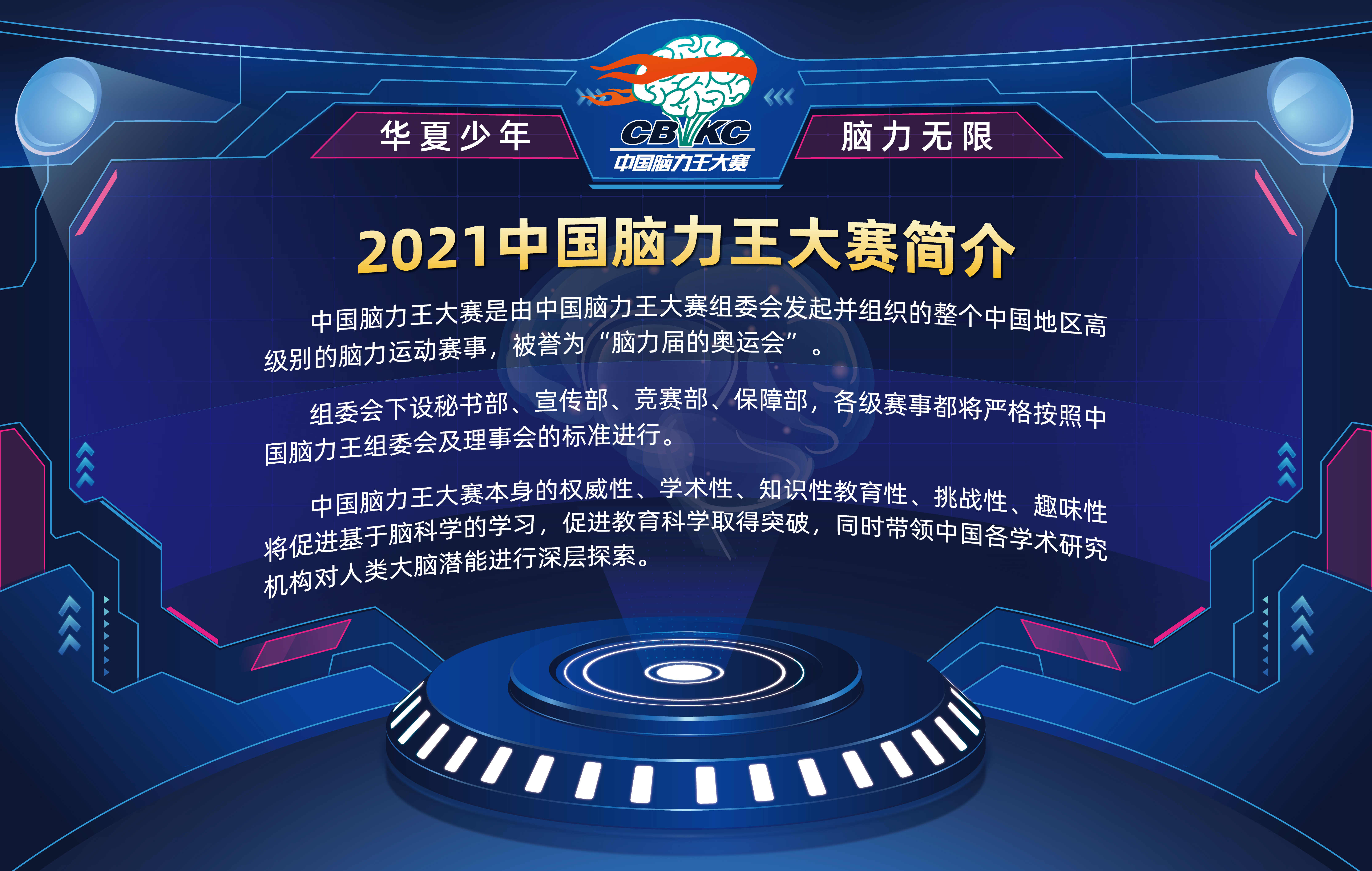 2021年中国脑力王大赛组委会征集城市赛承办机构