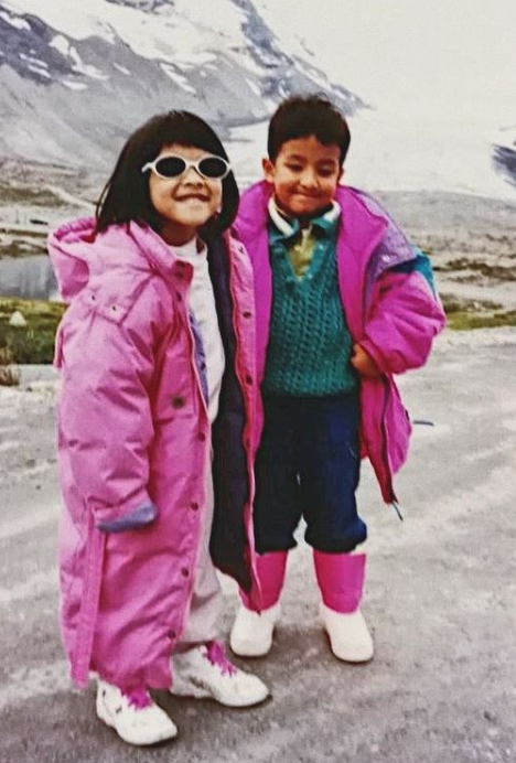 陈凯琳为郑嘉颖和爸爸庆生，小儿子长得像外公，隔代遗传又显灵了