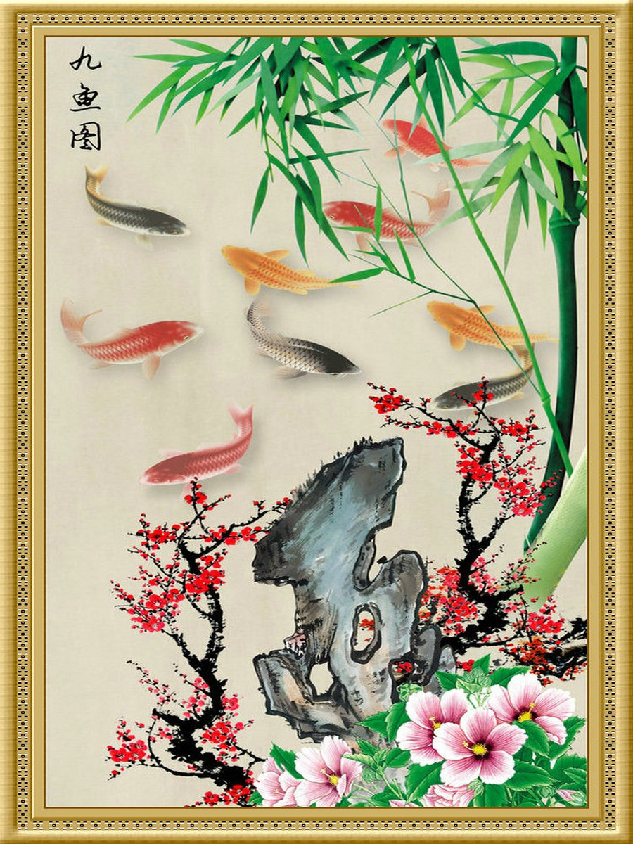 「转载」喜庆吉祥的富贵有余传统精品画欣赏