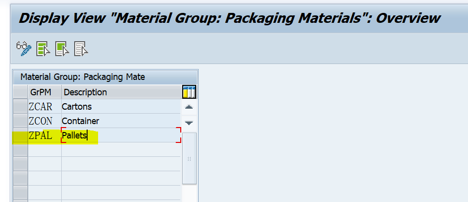 SAP MM 物料主資料裡的欄位’Matl Grp Pack.Matls’