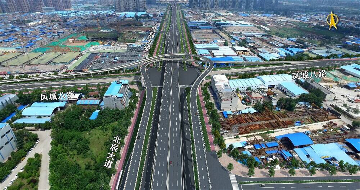 中建科工西安北辰高架桥项目圆满完成8.31主体贯通节点