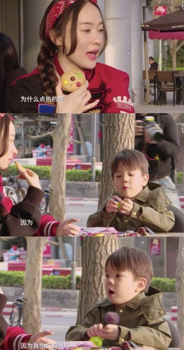 霍思燕曬7歲兒子近況，嗯哼挑戰高難水上項目，臉蛋英俊瘦成竹竿