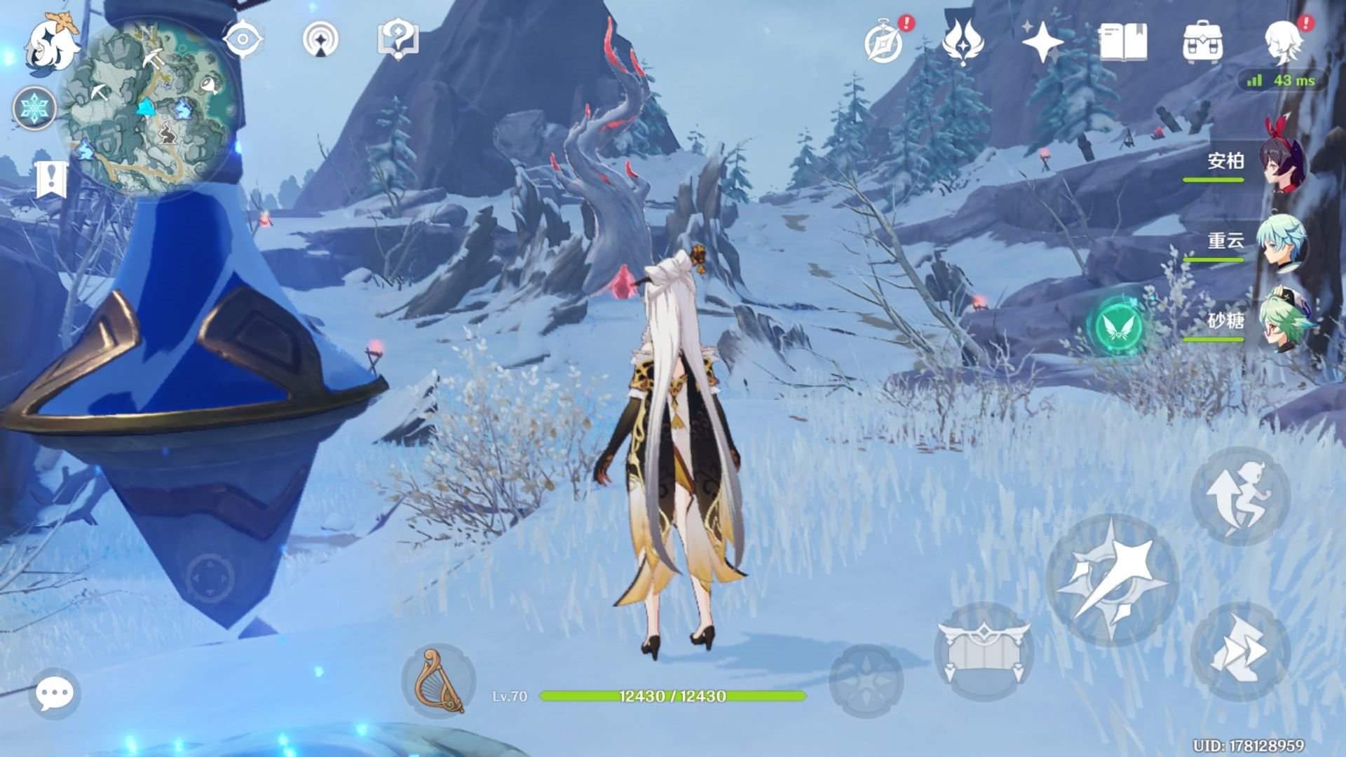 原神里怎么上到雪山顶（原神14怎样爬龙骑雪山）