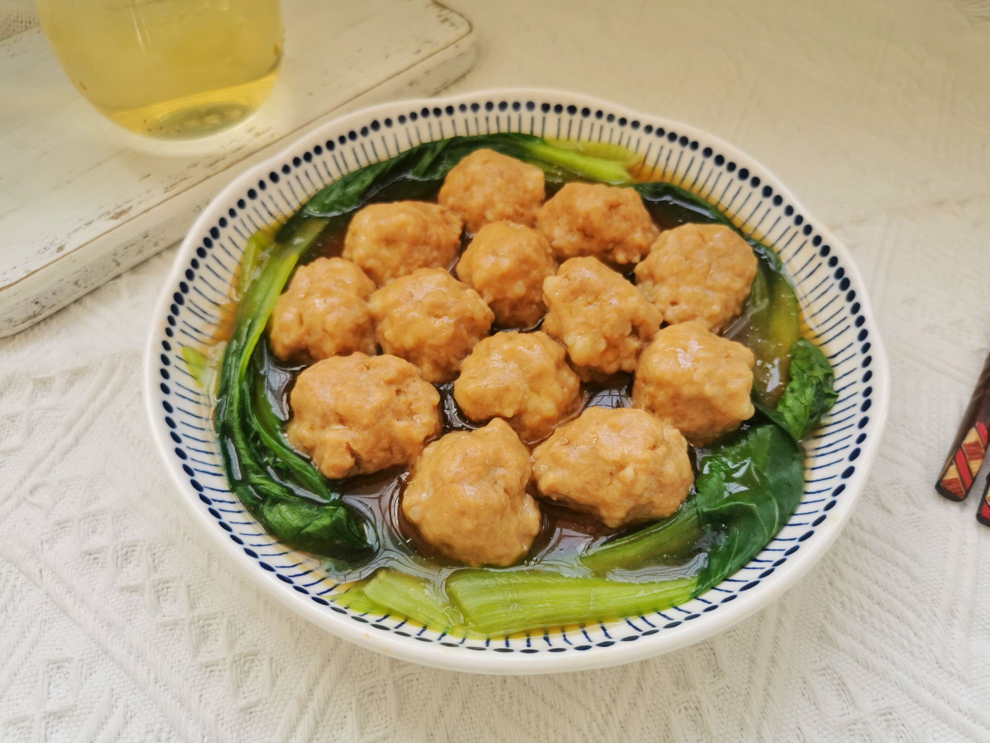 家里有孩子的，试试这道清蒸肉丸，滑嫩Q弹不上火，不油炸更健康