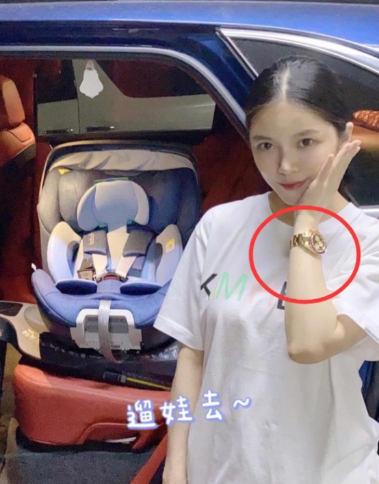 王灿抱女儿出镜高调炫富，戴600万名表，曝光杜淳数百万豪车