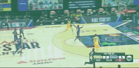 詹姆斯队连续4年赢下全明星赛！字母哥获MVP，当成总决赛打了