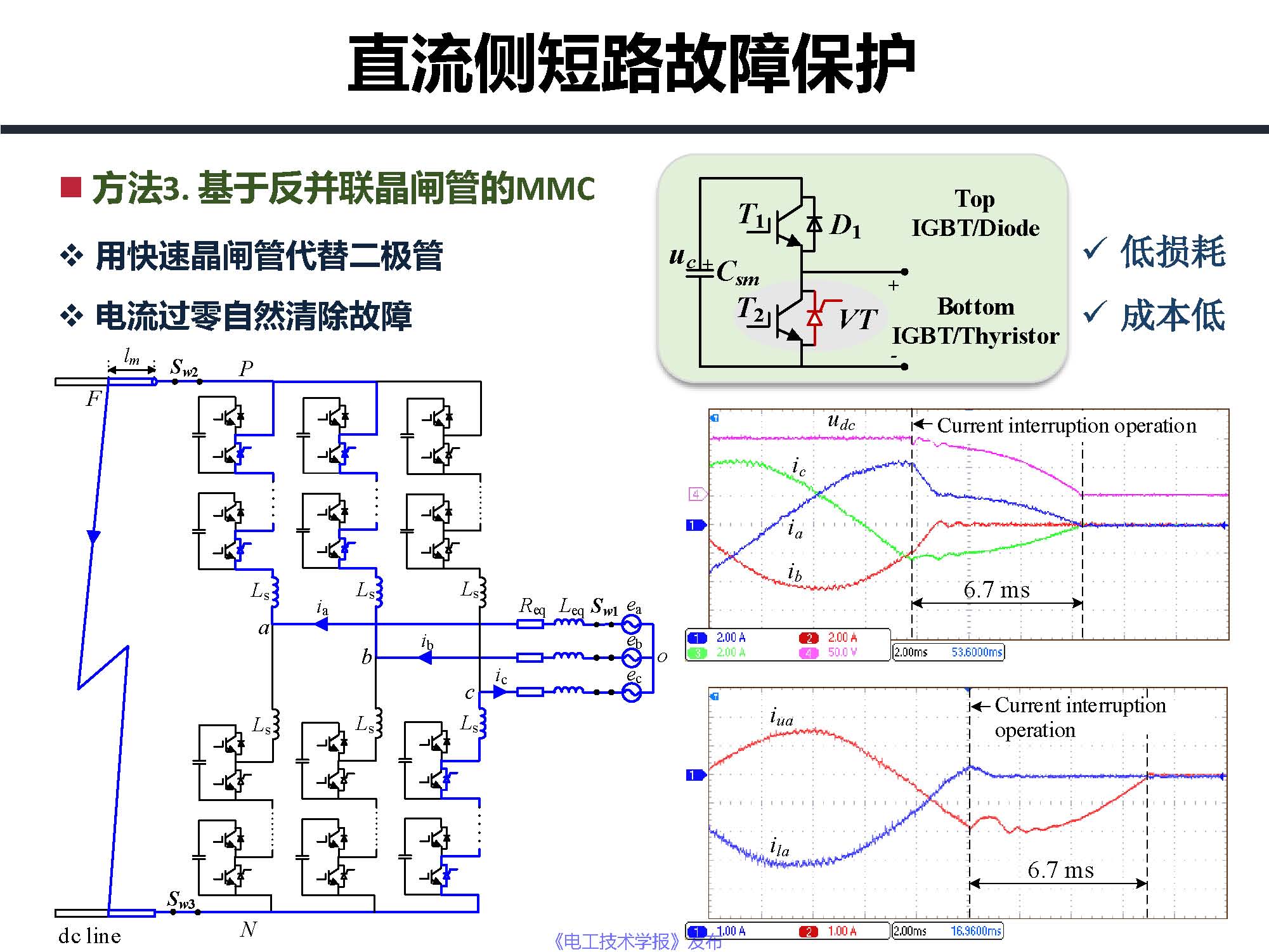 东南大学邓富金教授：柔性直流输电系统故障保护