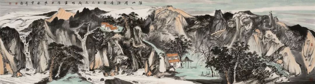 读古能悟 捉笔手灵——青年画家刘明雷的山水“悟心”