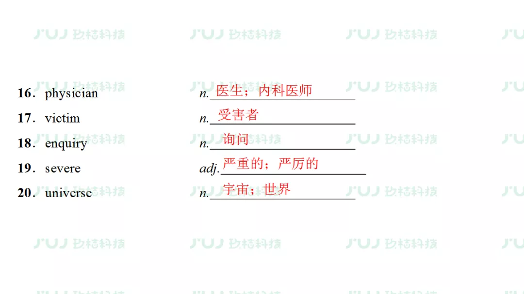 高考英语一轮复习：必修5 Unit1（人教版重难点、考点）
