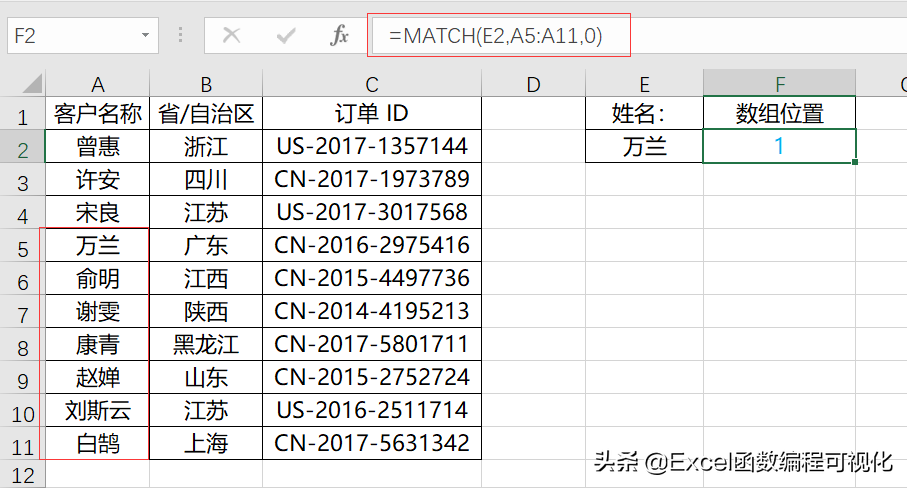 Excel七大查询匹配类函数，你都用过吗？