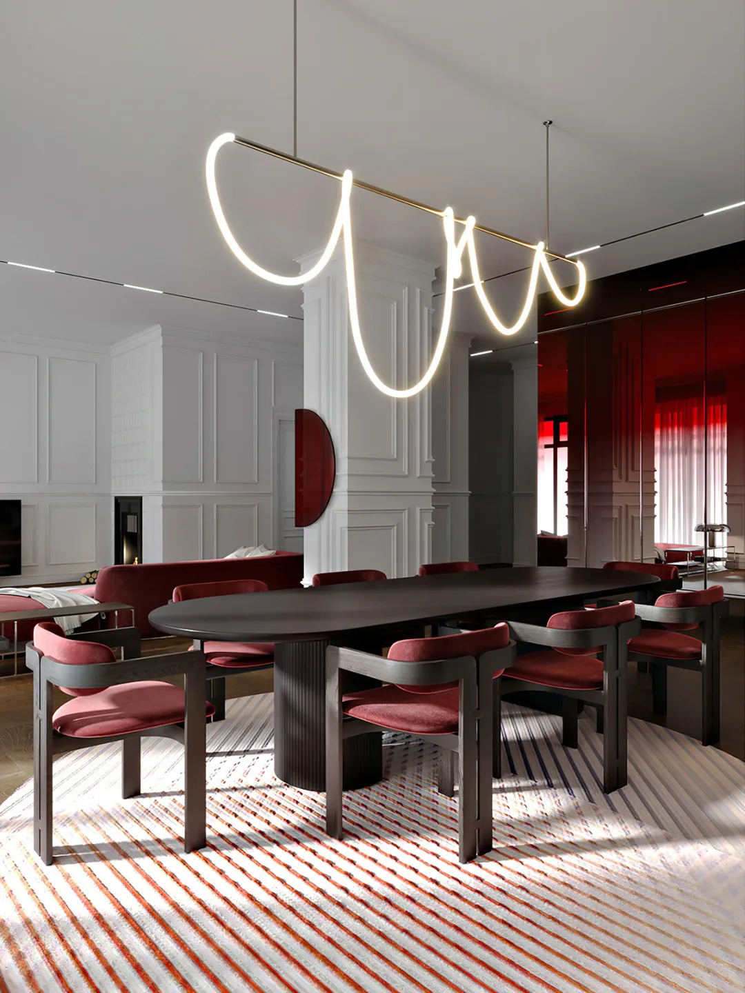YDD·设计｜51种红色餐厅装饰设计