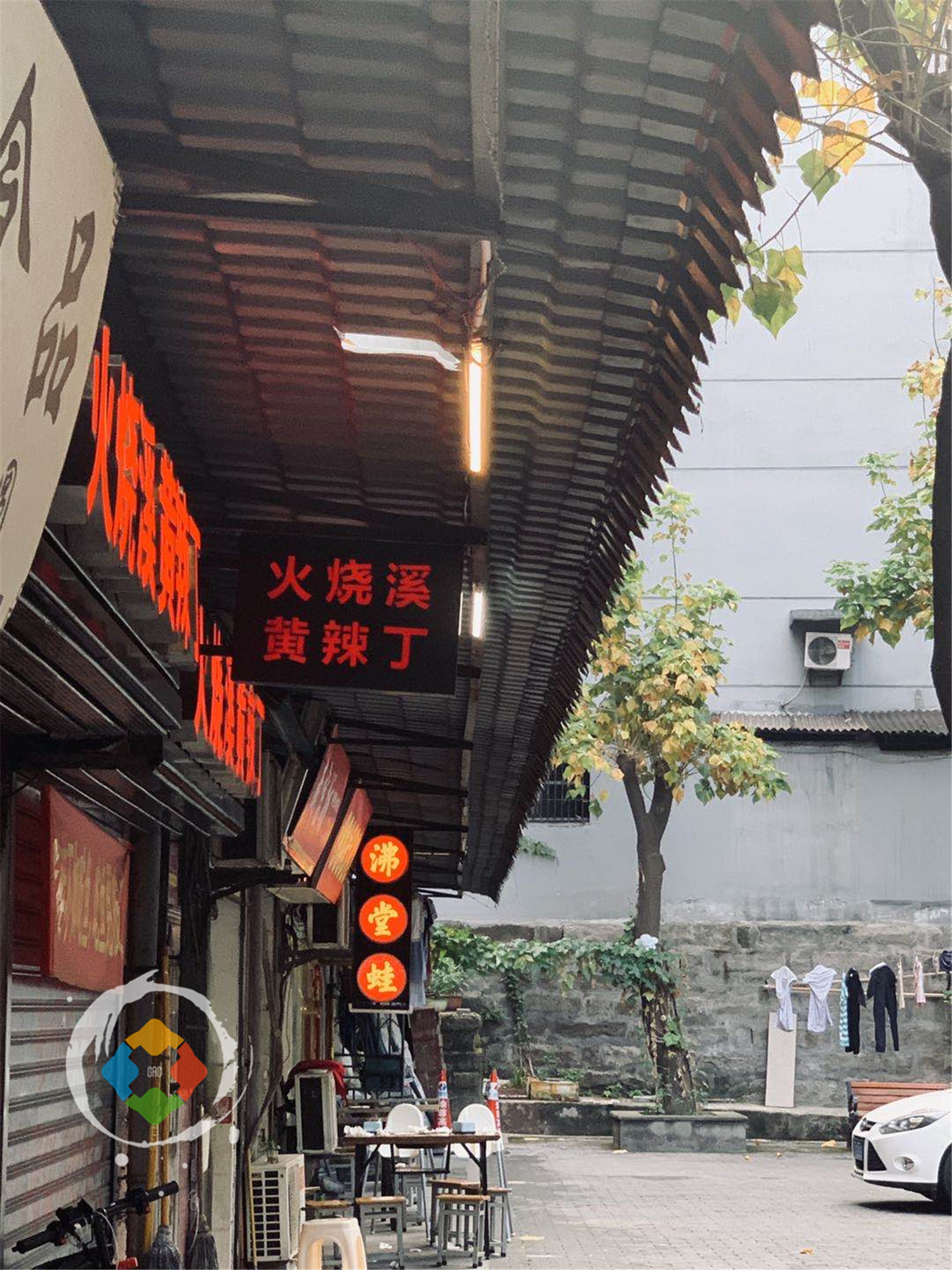 重庆九坑子的六星级苍蝇馆子，专卖黄辣丁火锅，但年轻人都不爱吃