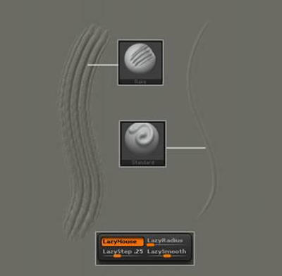 教学｜zbrush雕刻头发笔刷介绍，巧用工具可以事半功倍哦