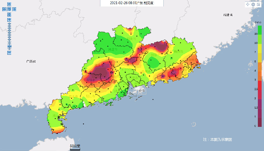 今天广东大部转雨 各地气温自北向南下降