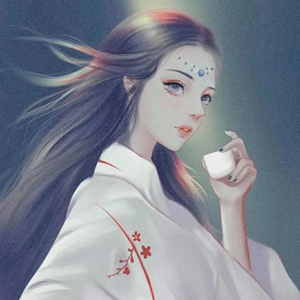 古风闺蜜头像一左一右 何来人间一惊鸿只是世间一俗人图片