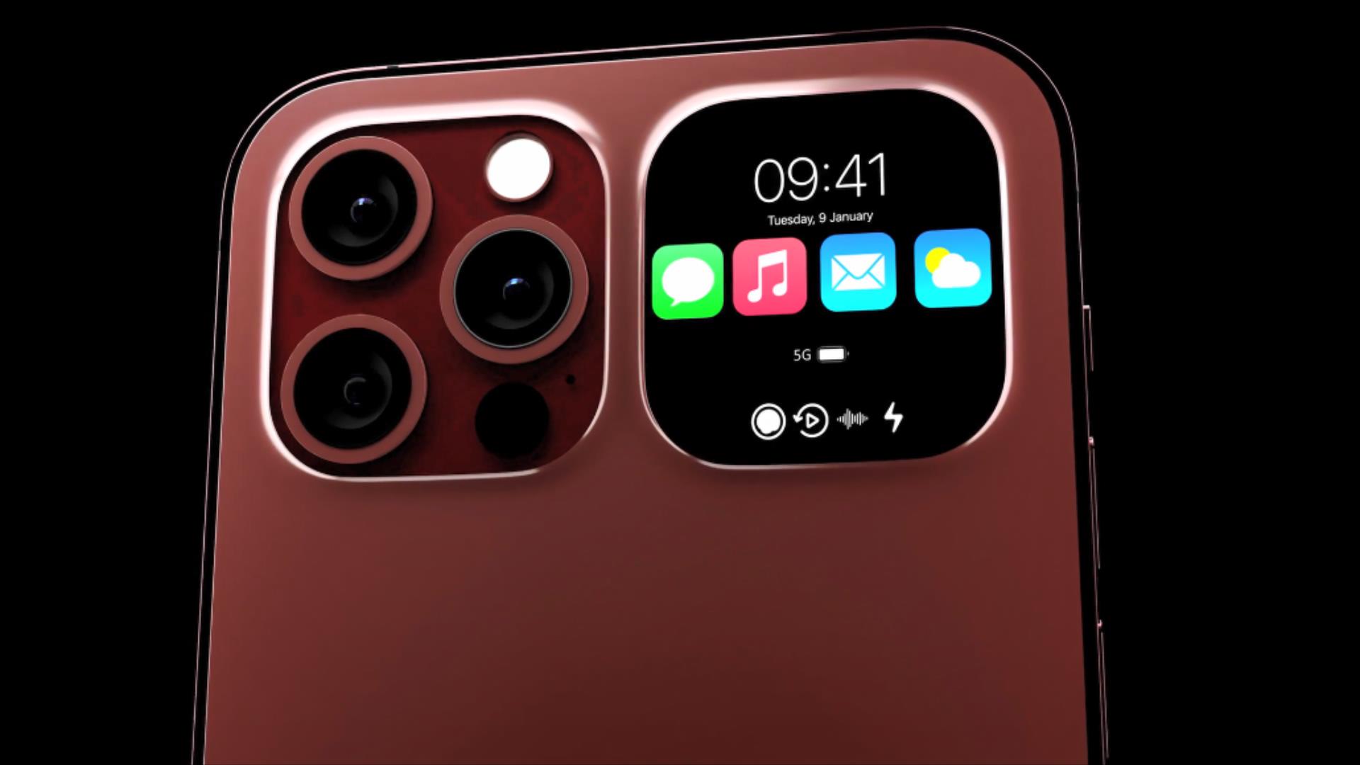 iPhone14Pro渲染图：4纳米A16+30W快充，碳纤维边框重量减少20%