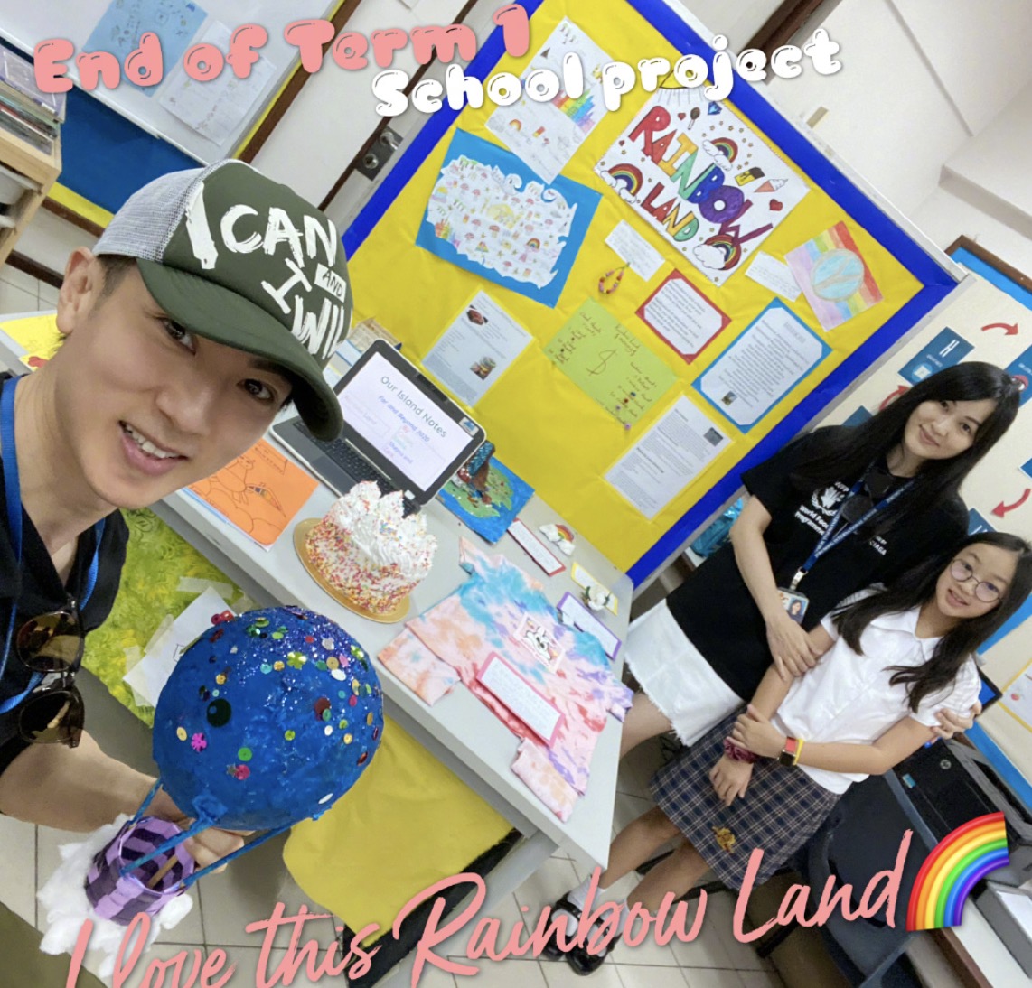 NeiNei姐弟放寒假，吳尊曬孩子作品，林麗吟母女同框似閨蜜