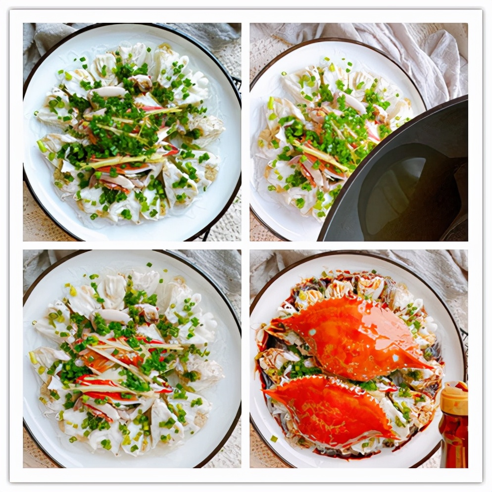 江浙沪时令菜“葱油梭子蟹”，掌握2点，肉质细嫩，鲜得掉眉毛