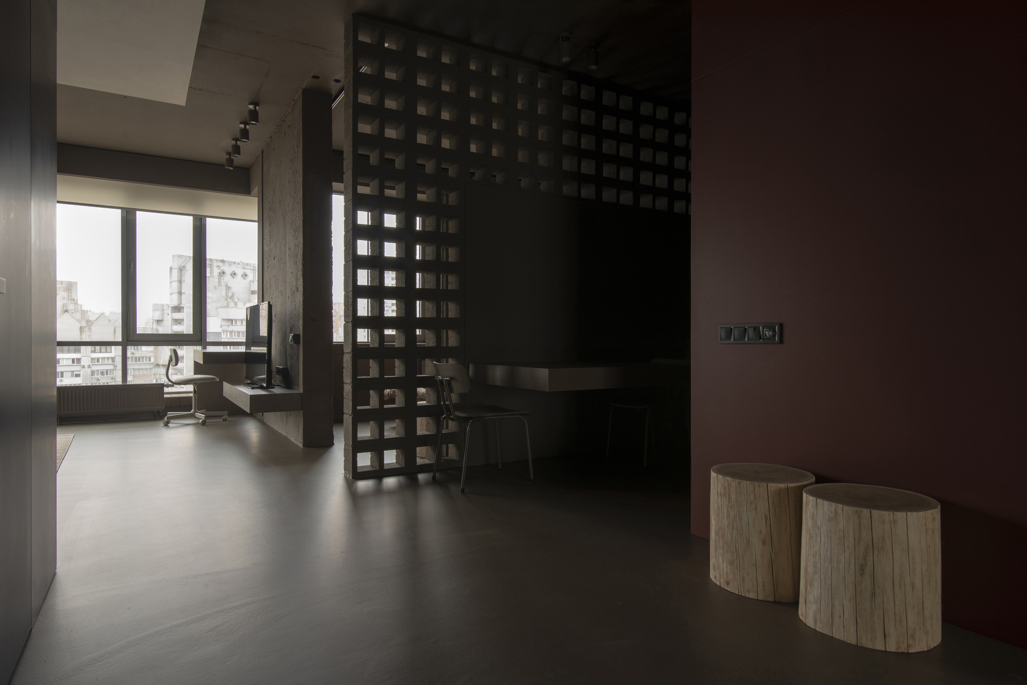 乌克兰58m²公寓，以劳尔色卡7006之名，把家当成生活的舞台
