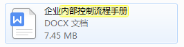 第一次见到这么全面的公司内部控制制度，从资金到内部审计，实用