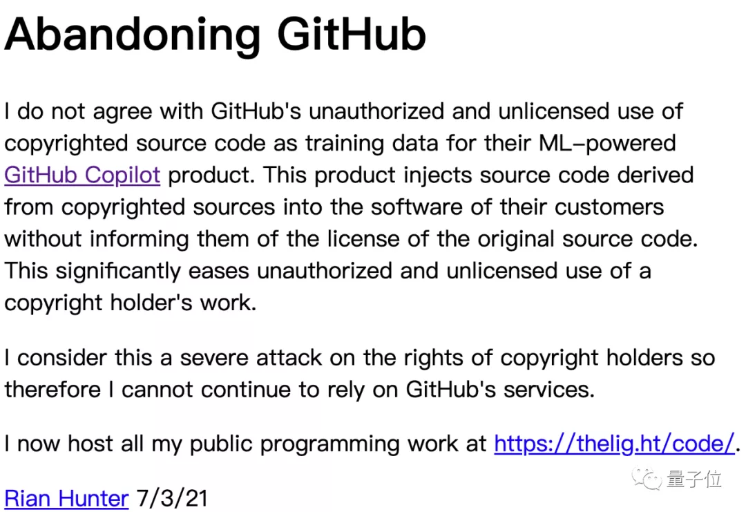GitHub遭炮轰:Copilot“抄袭”已经失控,为训练AI侵权整个社区