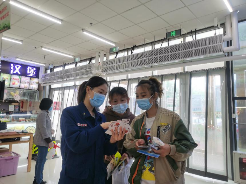 山东滨州：惠民消防开展“我为群众办实事”宣传活动
