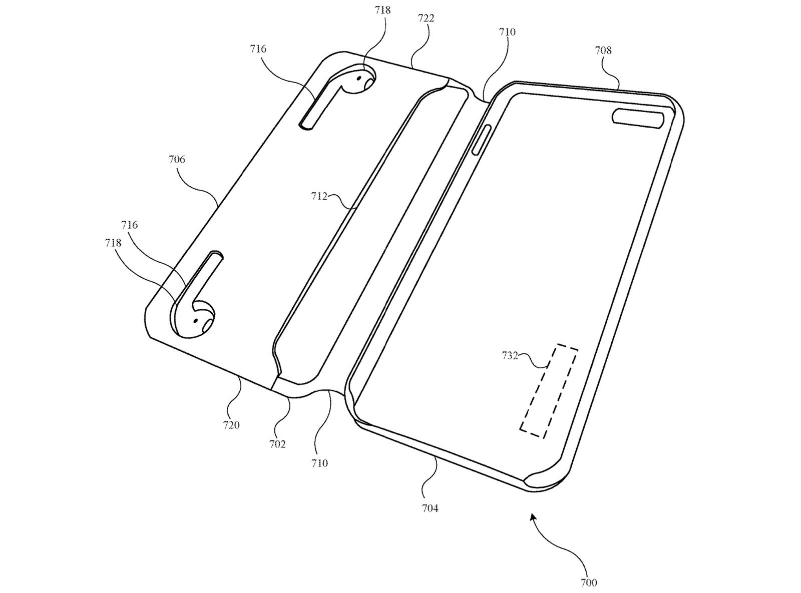 Have new patent of makings ｜ apple: The apple is being developed muti_function can charge IPhone protects housing