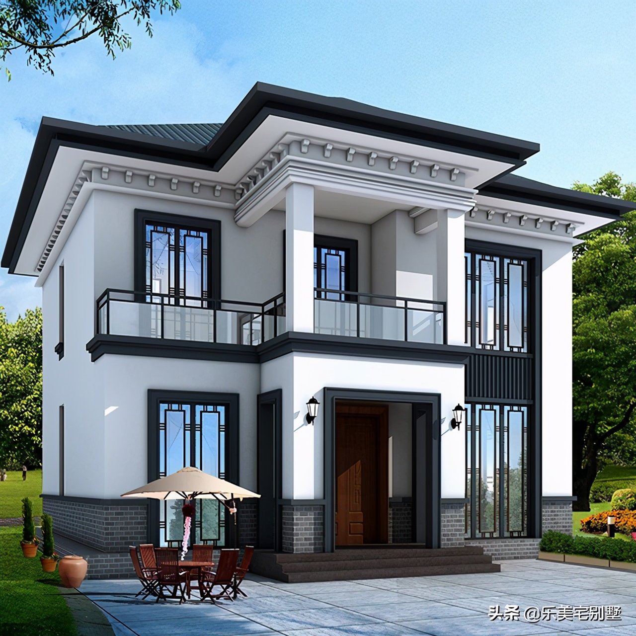 6套农村中式别墅设计图,特色风格,传承经典