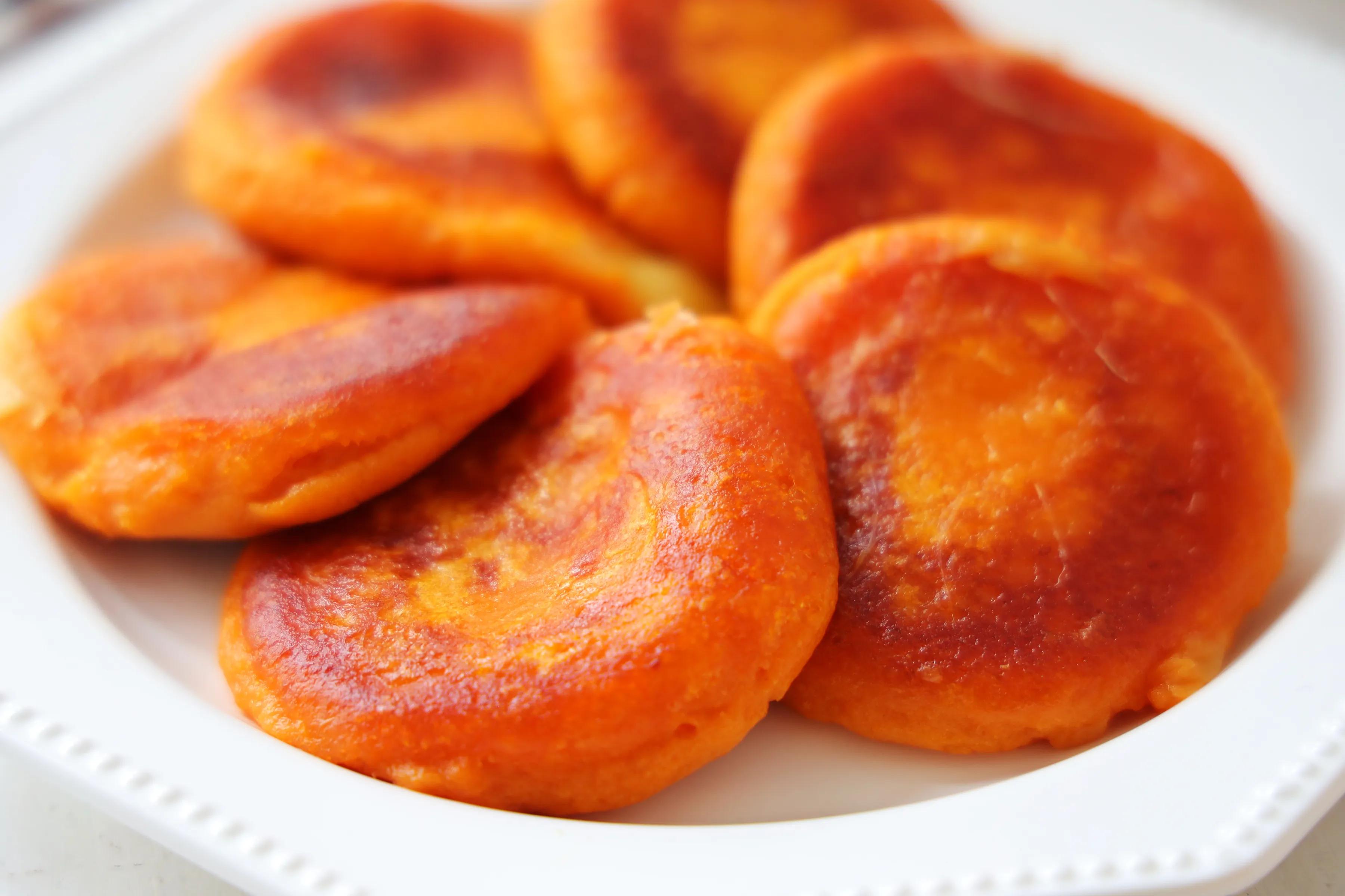 爆漿的紅薯芝士餅，咬一口柔軟又拉絲，孩子吃了還想吃，太美味了