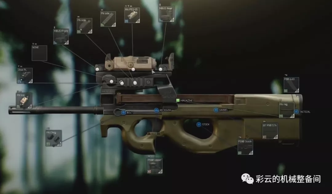 说到PDW你首先想到的就是它——比利时P90单兵自卫武器