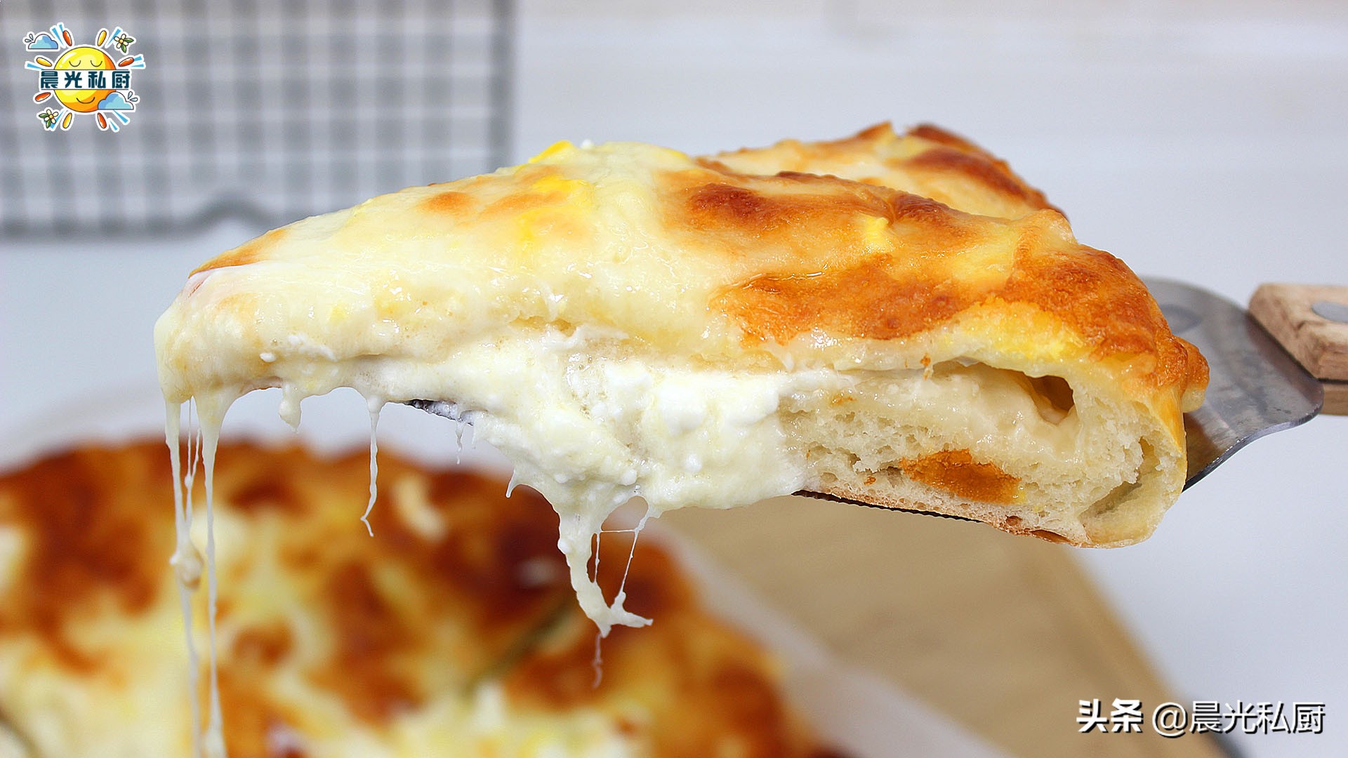 奶酪芝士早餐餅，每個週末都會做的簡易披薩，無需揉麵、一步到位