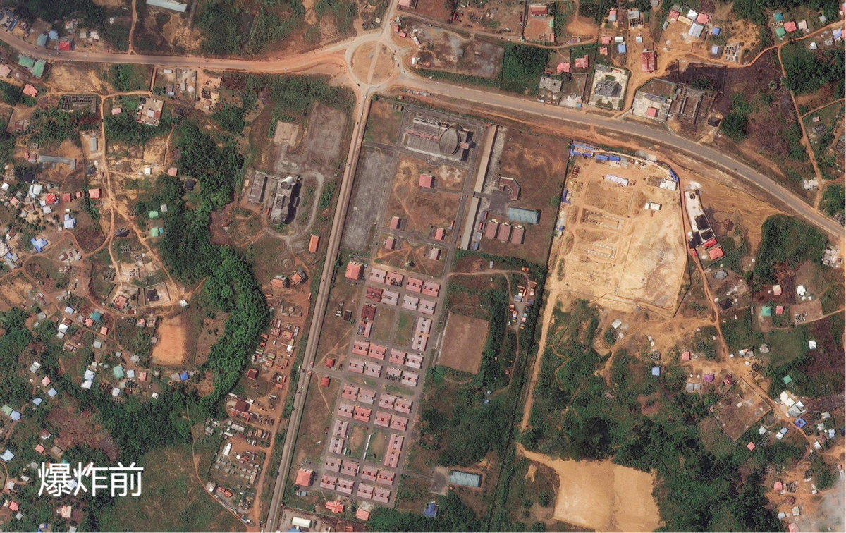 非洲大爆炸卫星图曝光！成片房屋被夷为平地，