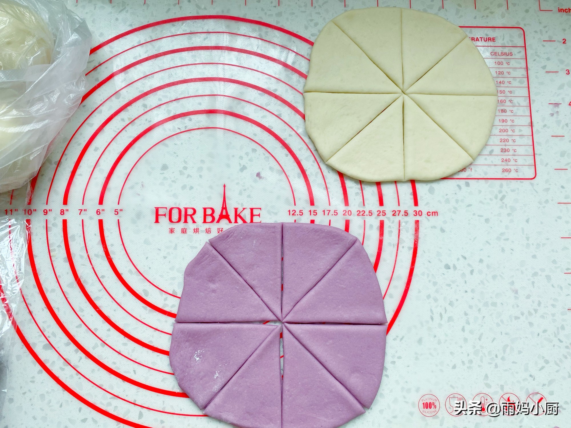 3分钟学会，1次发酵双色奶香馒头，白胖松软好吃又好看