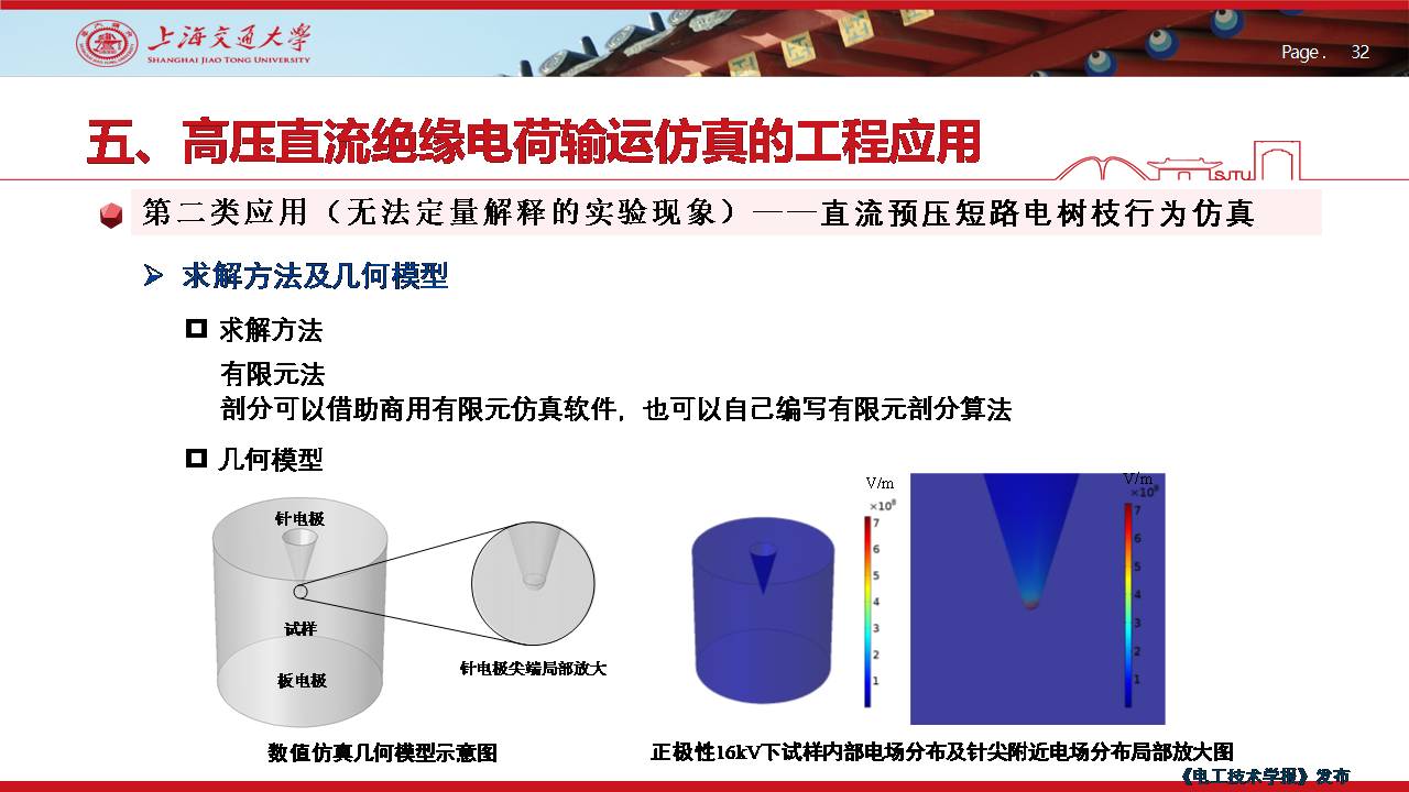 上海交大尹毅教授：聚合物绝缘高电场下电荷输运的数值仿真及应用