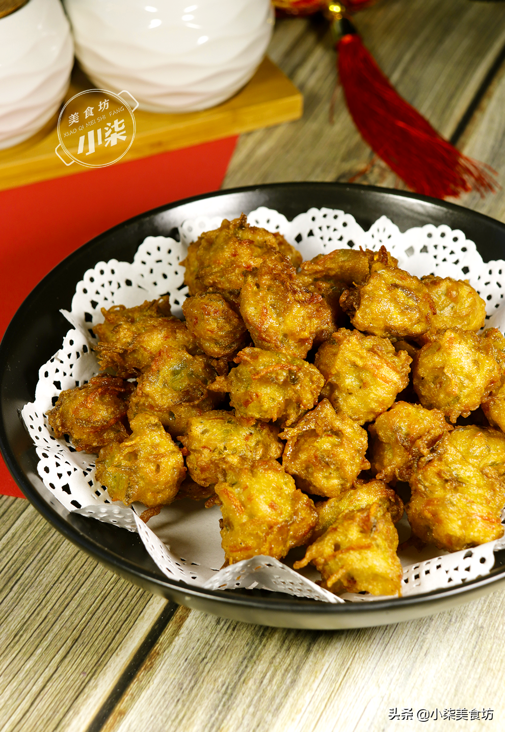 炸蘿蔔丸子不加一滴水，老式做法，丸子外酥裡軟，放10天也不硬