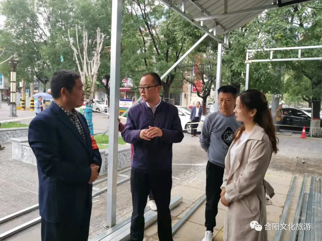 合陽縣副縣長井趙斌視察縣博物館汛期受災情況