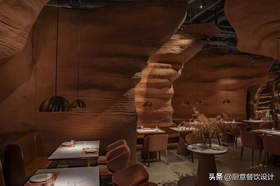 餐厅设计 | 深圳300㎡的遇见“峡谷”餐厅