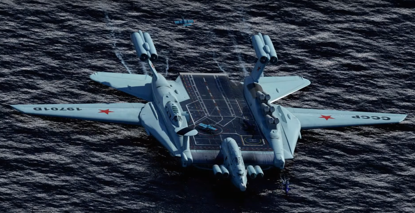 神秘的里海怪物，400公里外能打航母，航速有每小时800千米